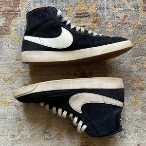 ❗️SOLD ❗️Nike Blazer Mid Vintage Black Suede Sneakers 8.5